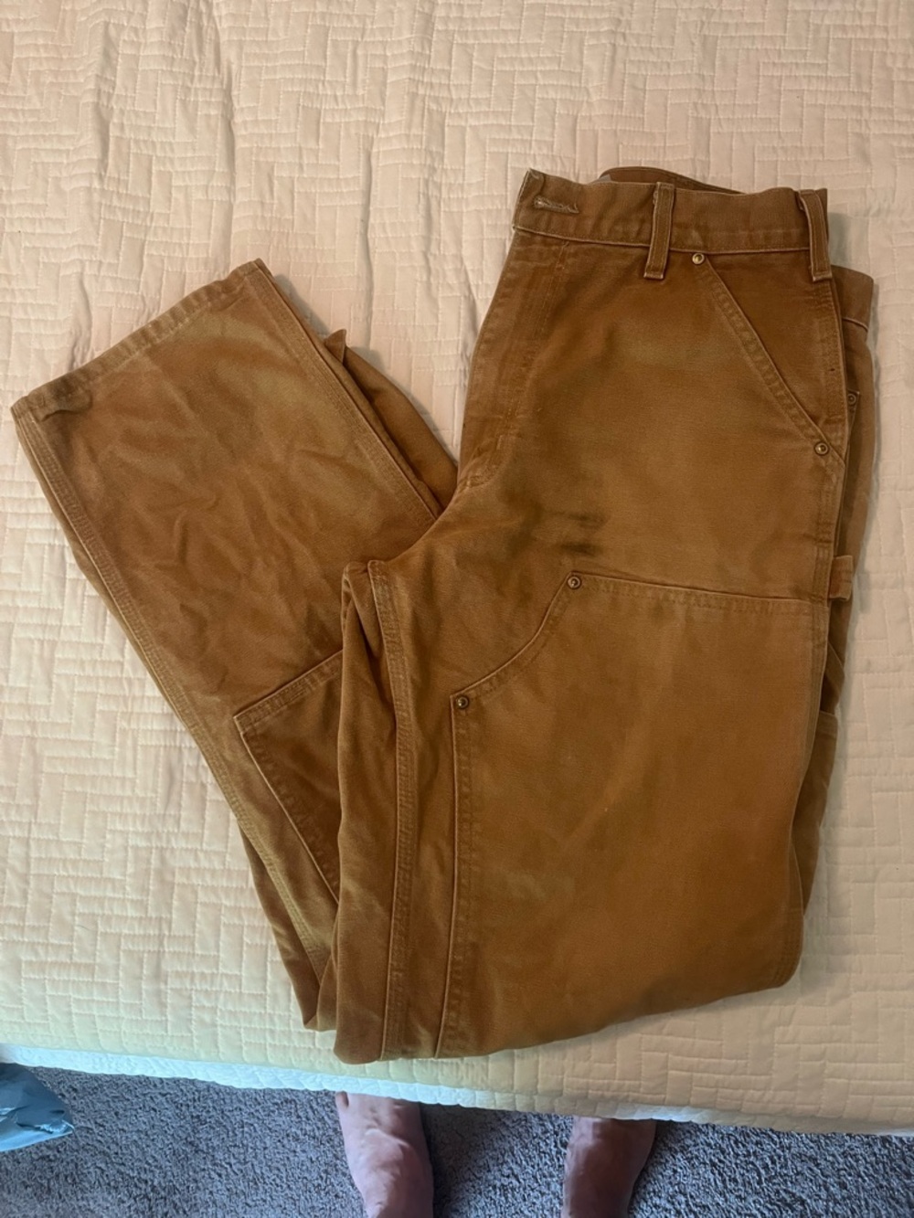 Carhartt made in USA Duck canvas workwear pants